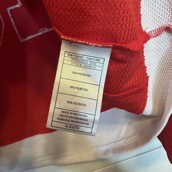 NHL Reebok Detroit Red Wings DATSYUK #13 HOCKEY Jersey Women's XL 7214W Official - Picture 8 of 8